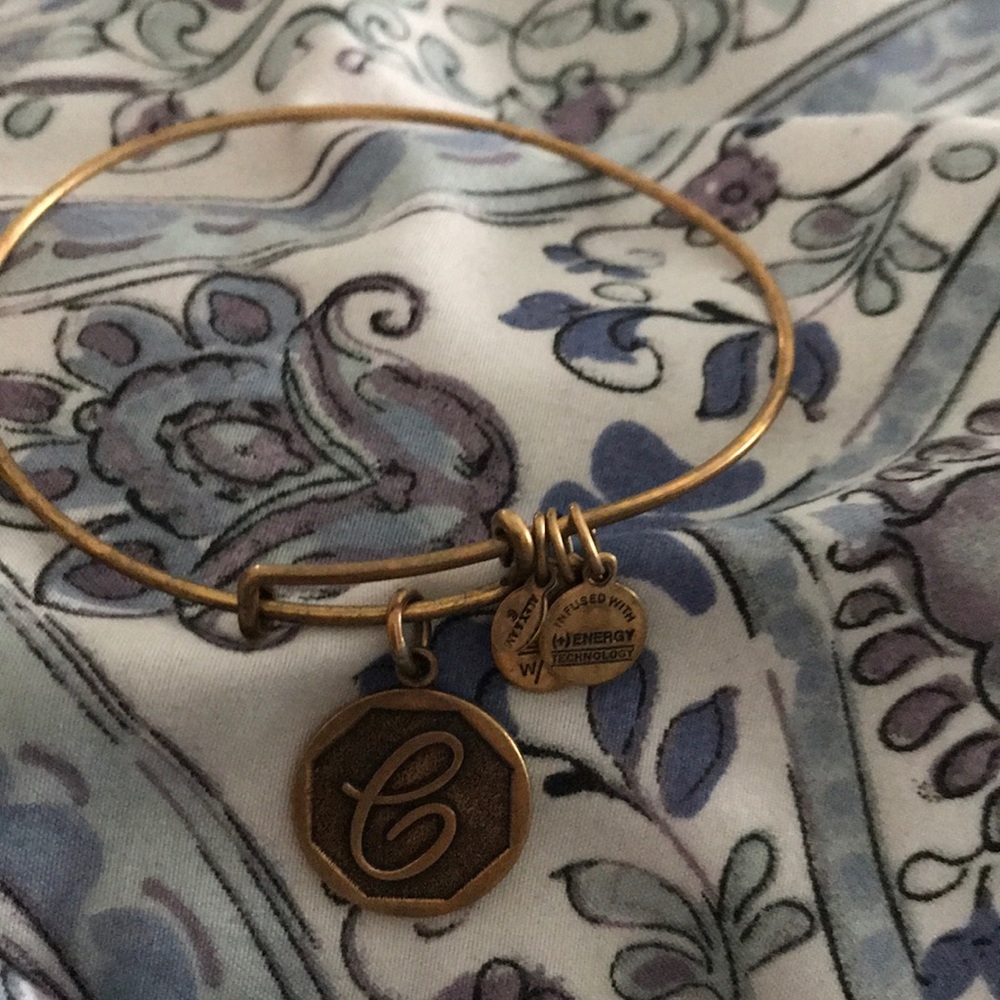 Alex and ani bracelet gold